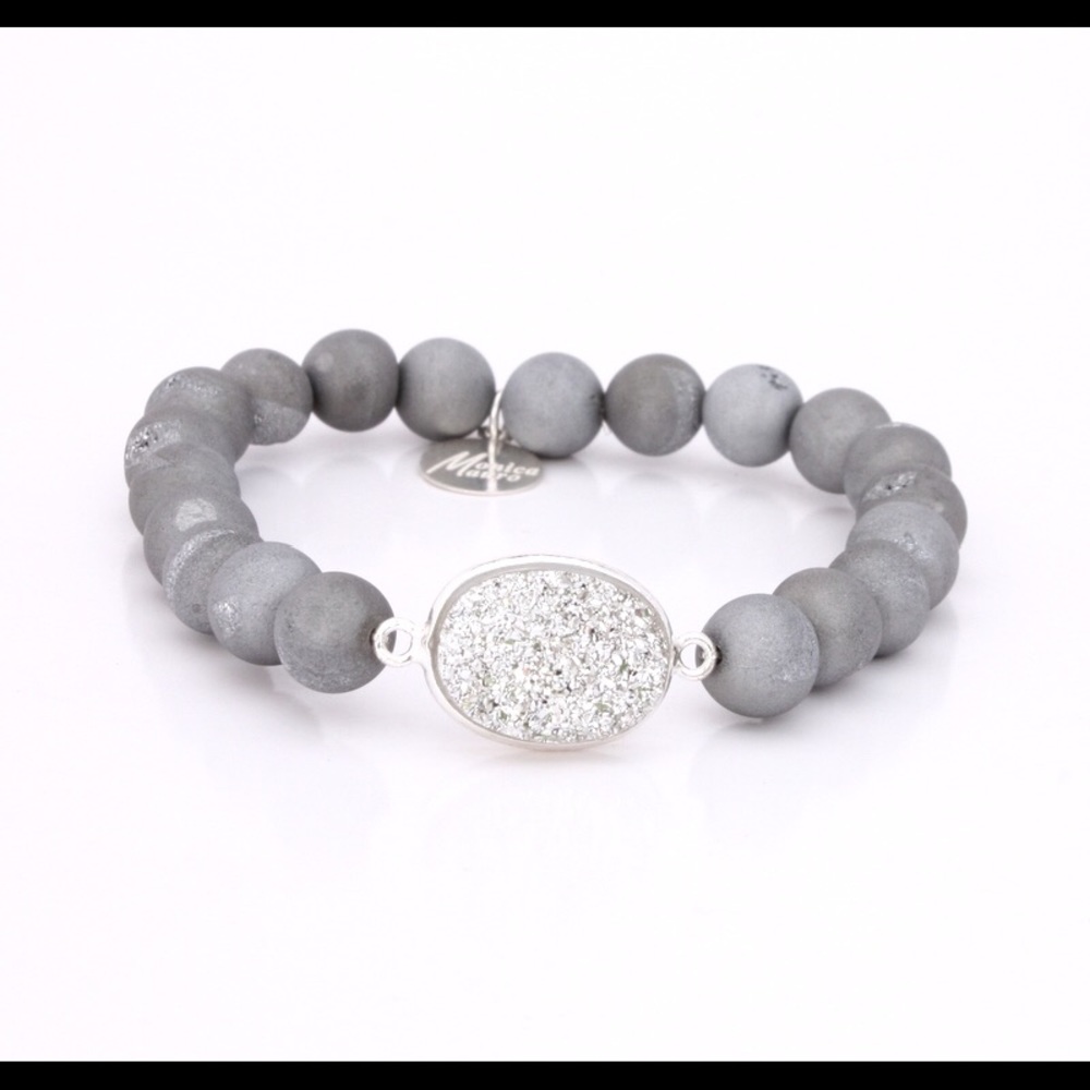 Monica Mauro Silver/SS Bracelet